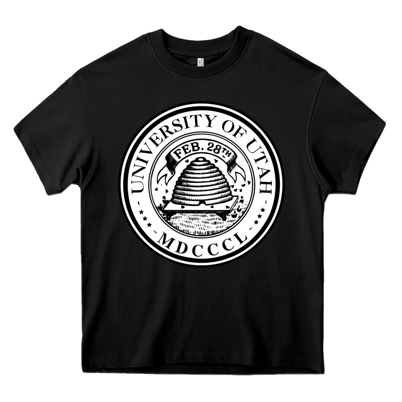 University Of Utah Seal Heavy Core Tee by linhVisuals | Teevron