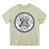 Mossy university of utah seal Heavy Core Tee - linhVisuals