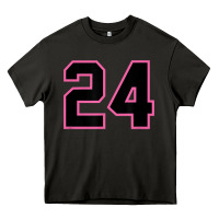 Asphalt number 24 sports jersey athlete fan pink black lucky number t shirt Heavy Core Tee - linhVisuals
