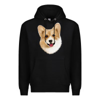 Black Corgi Premium Hoodie - Jasminsmagicworld