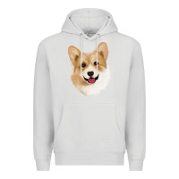 Dove Grey Corgi Premium Hoodie - Jasminsmagicworld