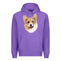 Purple Corgi Premium Hoodie - Jasminsmagicworld