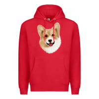 Red Corgi Premium Hoodie - Jasminsmagicworld