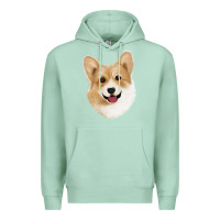 Seafoam Corgi Premium Hoodie - Jasminsmagicworld