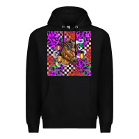 Black halloween horse Premium Hoodie - BarkalooDesign