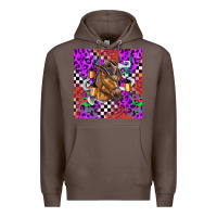 Coffee halloween horse Premium Hoodie - BarkalooDesign