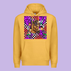 Halloween Horse Premium Hoodie Designed By Barkaloodesign