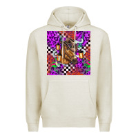 Oatmeal Heather halloween horse Premium Hoodie - BarkalooDesign