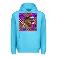 Ocean Blue halloween horse Premium Hoodie - BarkalooDesign