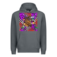 Rock halloween horse Premium Hoodie - BarkalooDesign