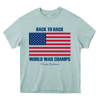 Arona newback to back world war champs back Heavy Core Tee - linhVisuals