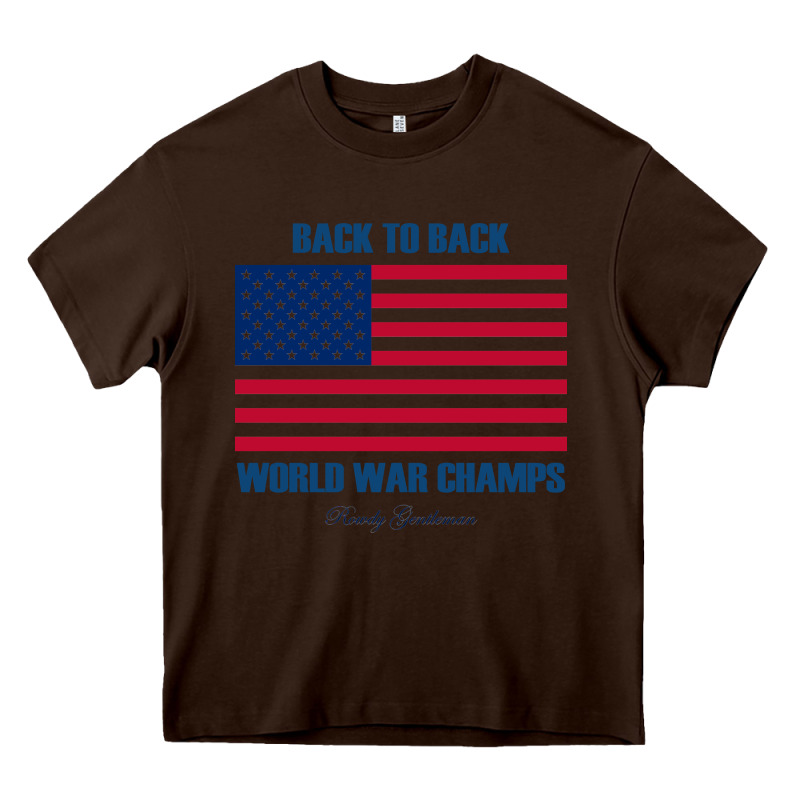 Newback To Back World War Champs Back Heavy Core Tee by linhVisuals | Teevron