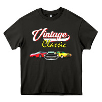 Asphalt vintage classic oldies cars Heavy Core Tee - linhVisuals