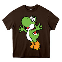 Chocolate Brown yoshi Heavy Core Tee - linhVisuals