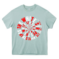 Arona White Stripes Heavy Core Tee - linhVisuals