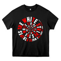 Black White Stripes Heavy Core Tee - linhVisuals