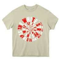 Mossy White Stripes Heavy Core Tee - linhVisuals