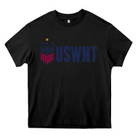 Black uswnt champion Heavy Core Tee - linhVisuals