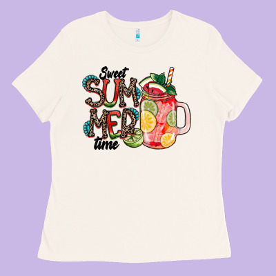 Sweet Summer Time Ladies Tee Designed By Cowhidedigitalart