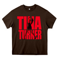 Chocolate Brown tina Heavy Core Tee - linhVisuals