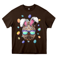 Rhino Easter Bunny Ears Funny Easter Eggs Hunting Sweatshirt Heavy Core Tee | Teevron