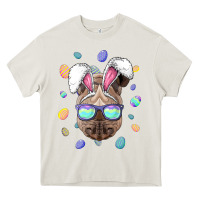 Cream rhino easter bunny ears funny easter eggs hunting sweatshirt Heavy Core Tee - linhVisuals
