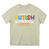 Mossy someone with autism makes me proud Heavy Core Tee - linhVisuals