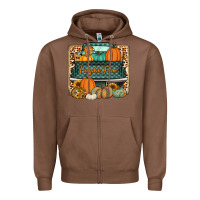 Chestnut pumpkin farm truck Zipper Hoodie - Jasminsmagicworld