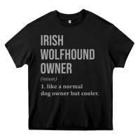 Black irish wolfhound dog funny classic Heavy Core Tee - linhVisuals