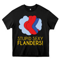 Black stupid sexy flanders! Heavy Core Tee - linhVisuals