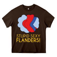 Chocolate Brown stupid sexy flanders! Heavy Core Tee - linhVisuals