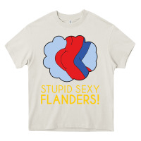 Cream stupid sexy flanders! Heavy Core Tee - linhVisuals