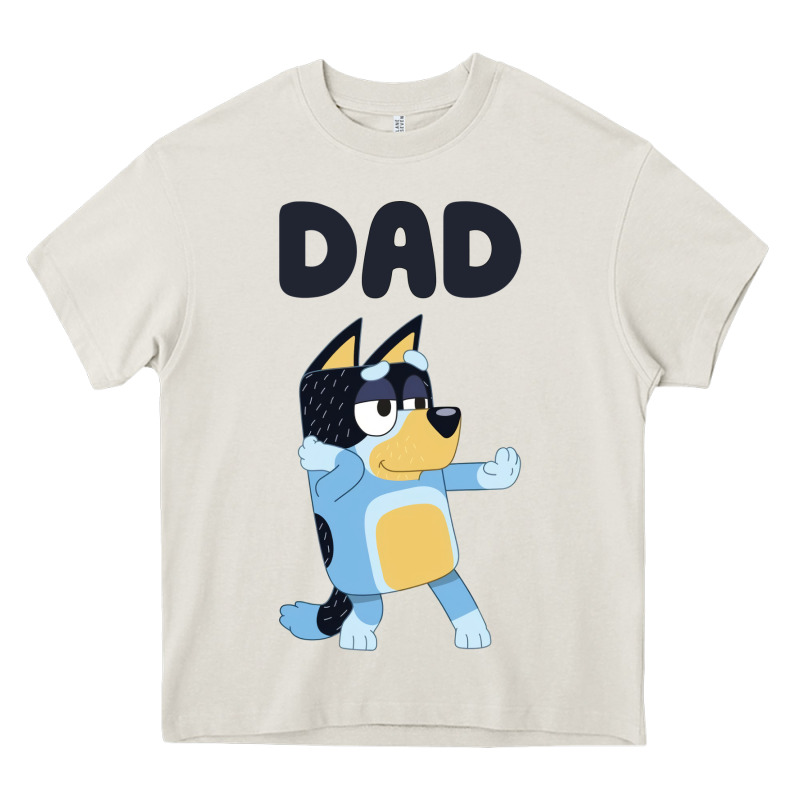 Bluey Dad Heavy Core Tee by linhVisuals | Teevron
