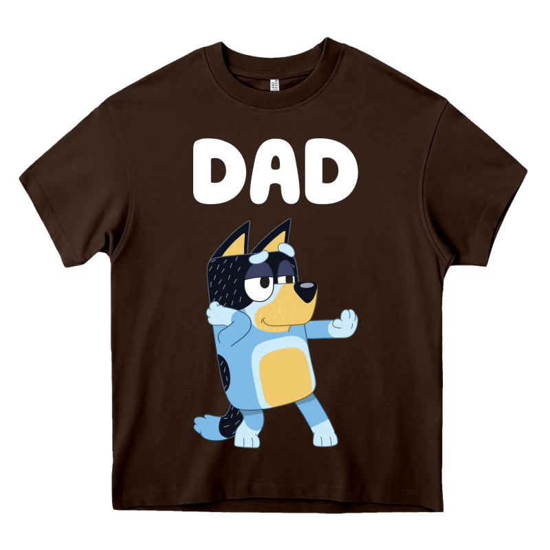 Bluey Dad Heavy Core Tee by linhVisuals | Teevron