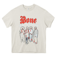 Cream newbone thugs n harmony Heavy Core Tee - linhVisuals
