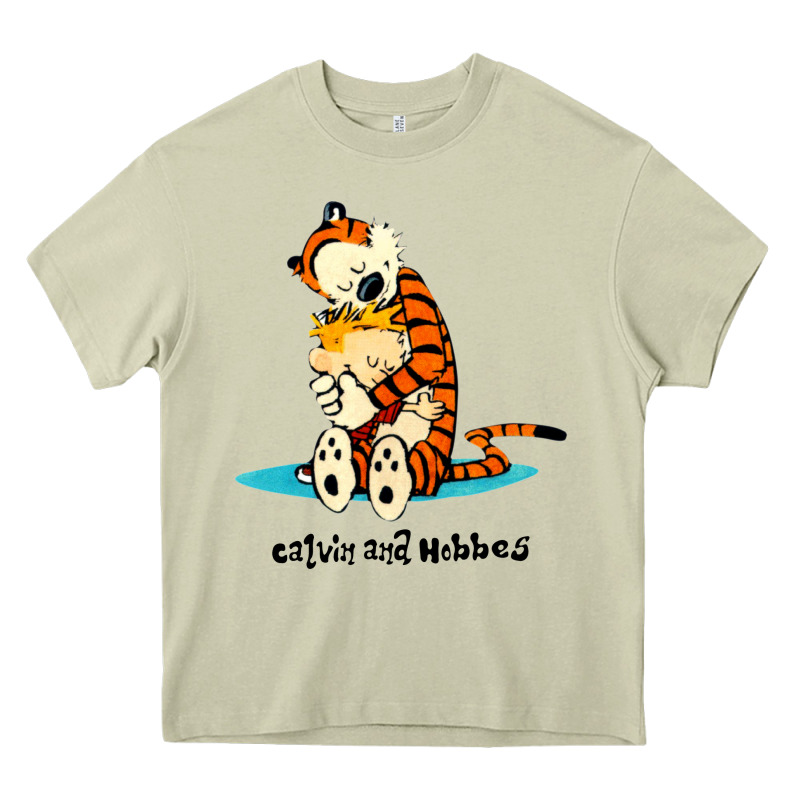 Newcalvin And Hobbes [tyellow] Heavy Core Tee by linhVisuals | Teevron