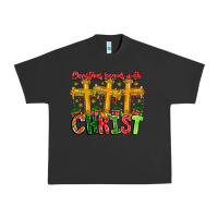 Pigment Black christmas begins with christ Urban Heavy Tee - CowhideDigitalArt