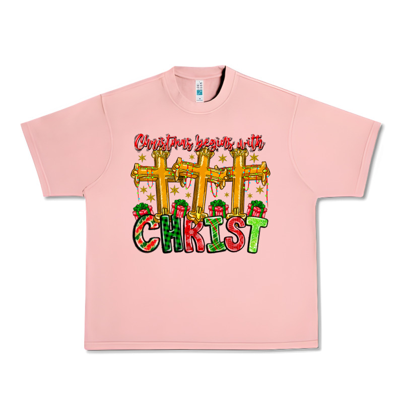 Christmas Begins With Christ Urban Heavy Tee by CowhideDigitalArt | Teevron