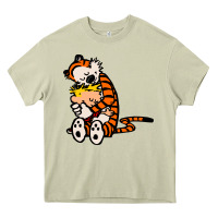 Mossy newcalvin and hobbes 04 Heavy Core Tee - linhVisuals