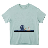 Arona newcalvin and hobbes night star tardis Heavy Core Tee - linhVisuals