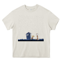 Newcalvin And Hobbes Night Star Tardis Heavy Core Tee | Teevron