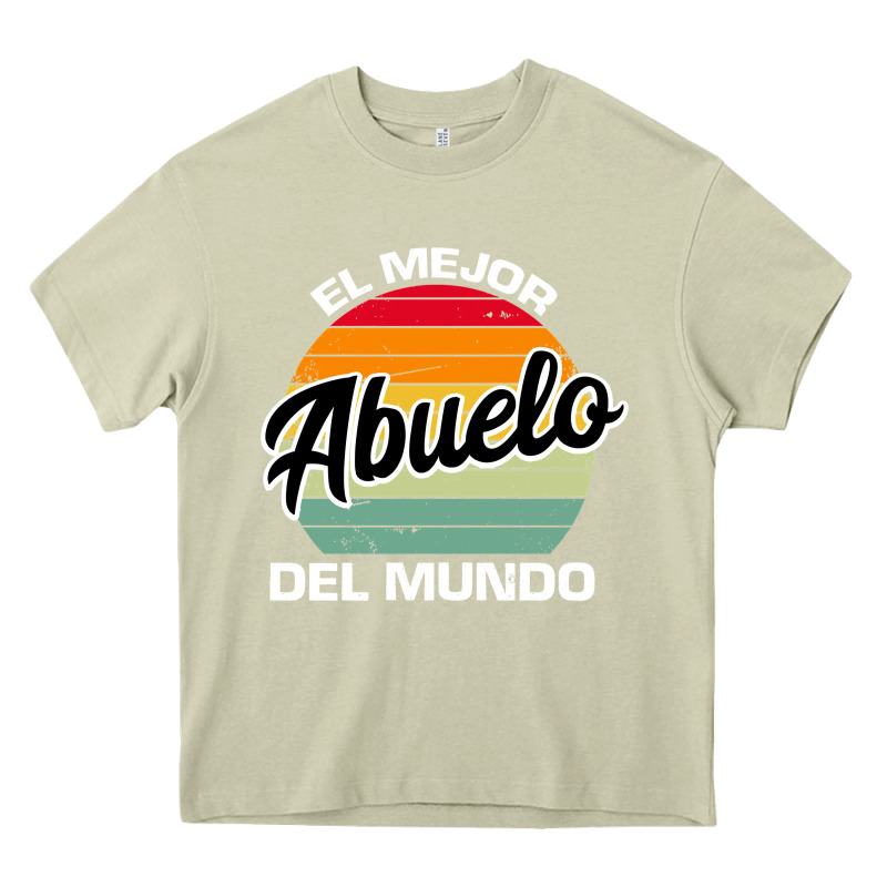 El Mejor Abuelo Del Mundo Grandfather Sweatshirt Heavy Core Tee by linhVisuals | Teevron