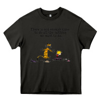 Asphalt newcalvin and hobbes quote 10 Heavy Core Tee - linhVisuals