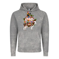 Cloud Rock stacked christmas farm animals Vintage Hoodie - Artiststas