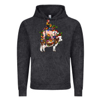 Vintage Black stacked christmas farm animals Vintage Hoodie - Artiststas