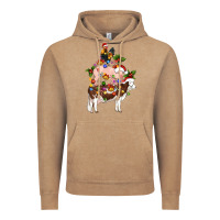 Vintage Coffee stacked christmas farm animals Vintage Hoodie - Artiststas