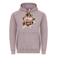 Vintage Zinc stacked christmas farm animals Vintage Hoodie - Artiststas