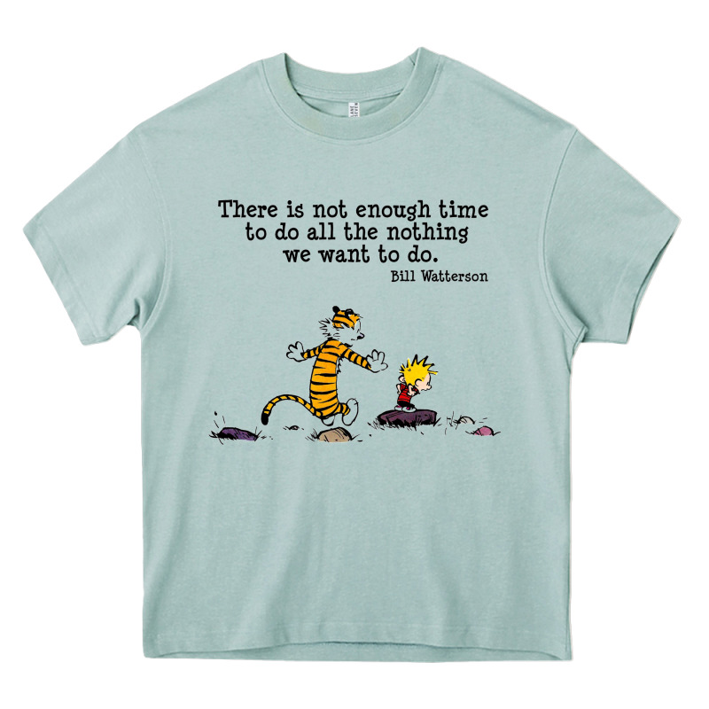 Newcalvin And Hobbes Quote 10 Heavy Core Tee by linhVisuals | Teevron