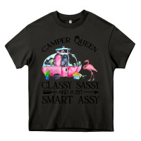 Asphalt newcamper queen classy sassy and a bit smart assy Heavy Core Tee - linhVisuals