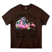Chocolate Brown newcamper queen classy sassy and a bit smart assy Heavy Core Tee - linhVisuals